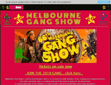 Tablet Screenshot of gangshow.org