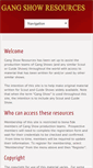 Mobile Screenshot of gangshow.info