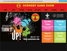Tablet Screenshot of gangshow.com
